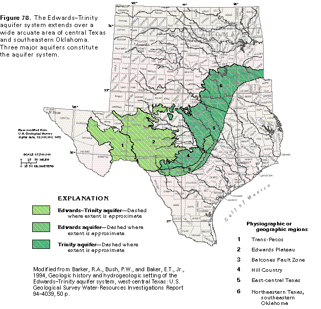 Texas Aquifer Map