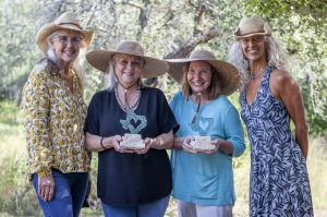 Sky Lewey (Nueces River Authority), Karen Ford (Water PR), Annalisa Peace (Greater Edwards Aquifer Alliance), and Christy Muse - Heart of the Hill Country award recipients - Photos © Eric W. Pohl